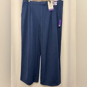 Member’s Mark Women’s Wide Leg Navy Trousers XXL